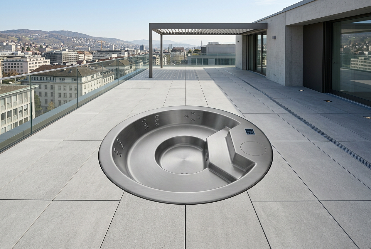 Whirlpool auf der Dachterrasse richtig planen